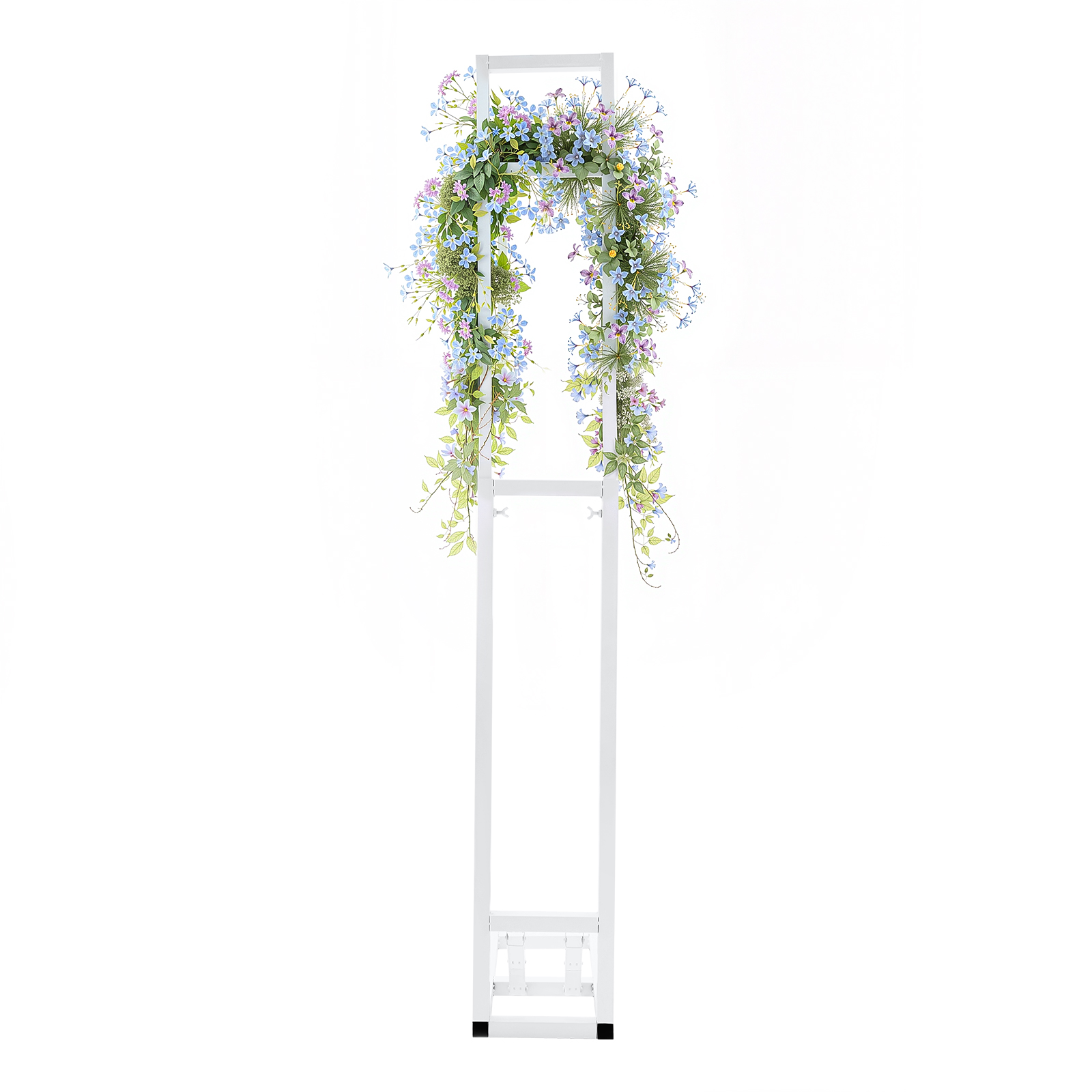 White Freestanding Iron Weddin - огляд і ціна Photo Booth Frame