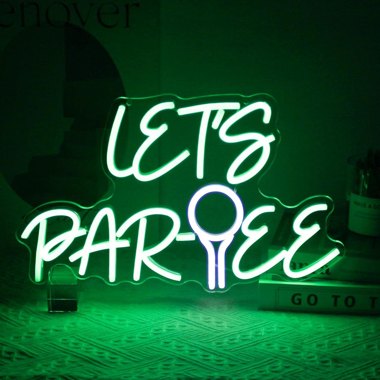 Let's Par Tee Neon Sign Golf B - огляд і ціна Neon Sign Party