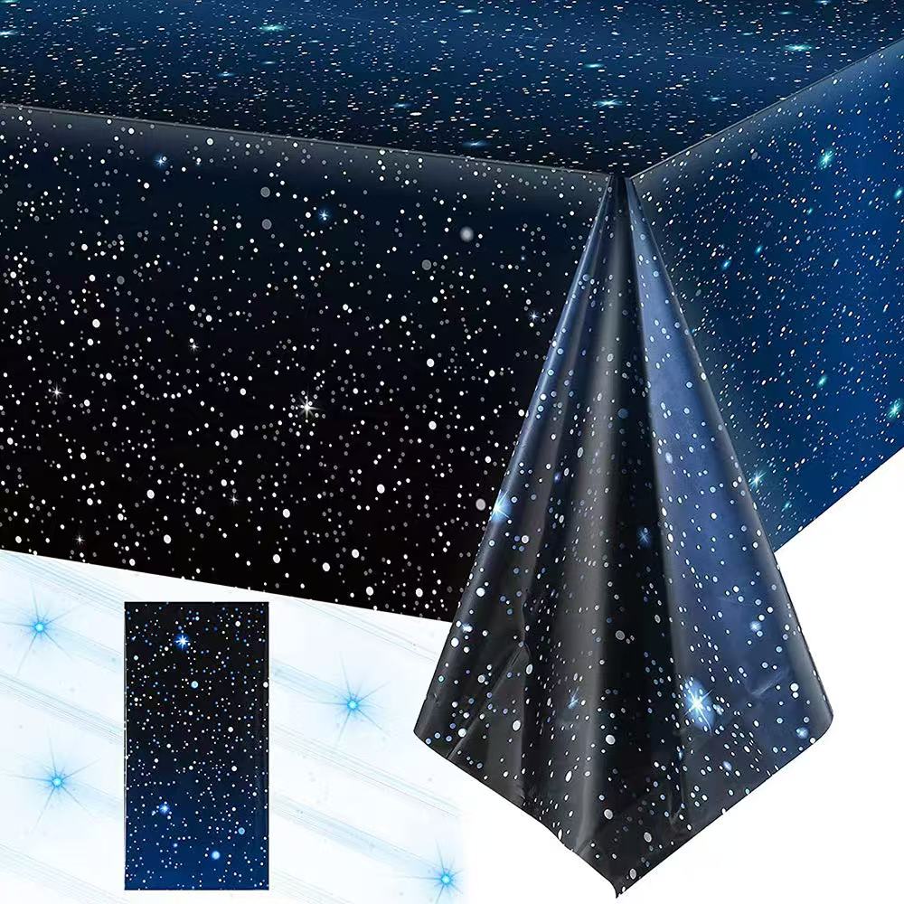 Disposable Starry Sky Theme Ta - огляд і ціна Table Cloth Disposable