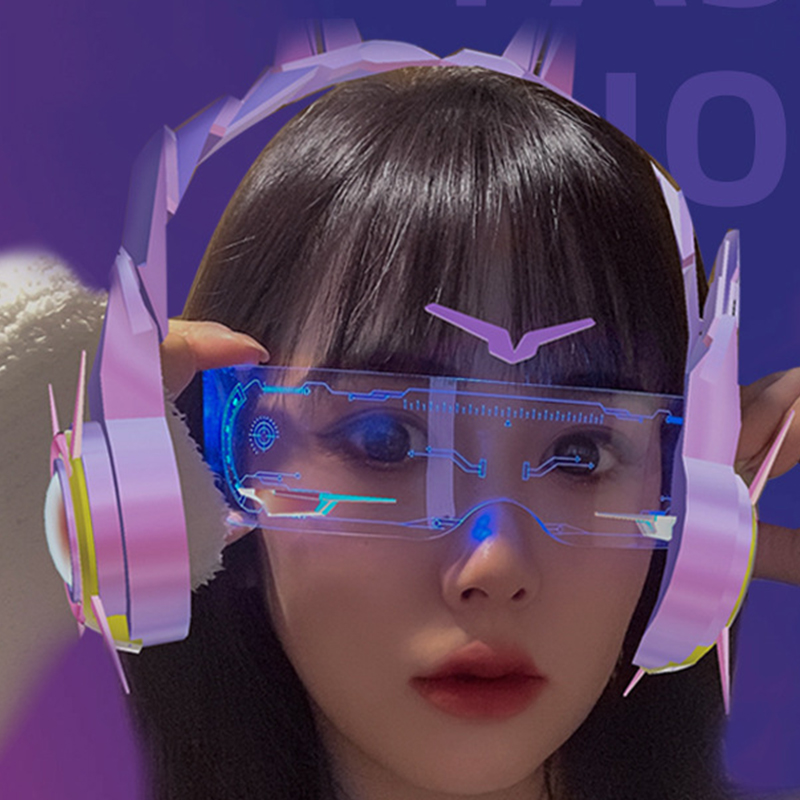 LED Luminous Colorful Sunglass - огляд і ціна Neon Sign Party