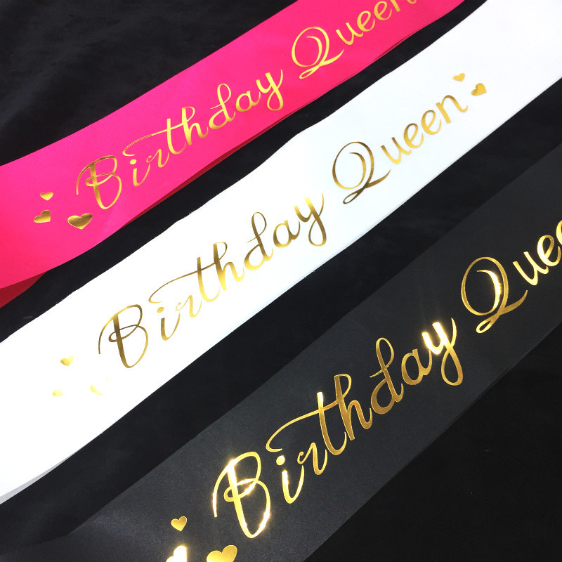 Birthday Girl Ribbons Shoulder - огляд і ціна Birthday Sash Glitter