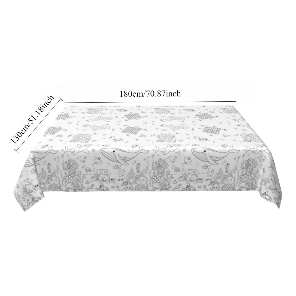 Kids Coloring Tablecloth Dispo - огляд і ціна Table Cloth Disposable