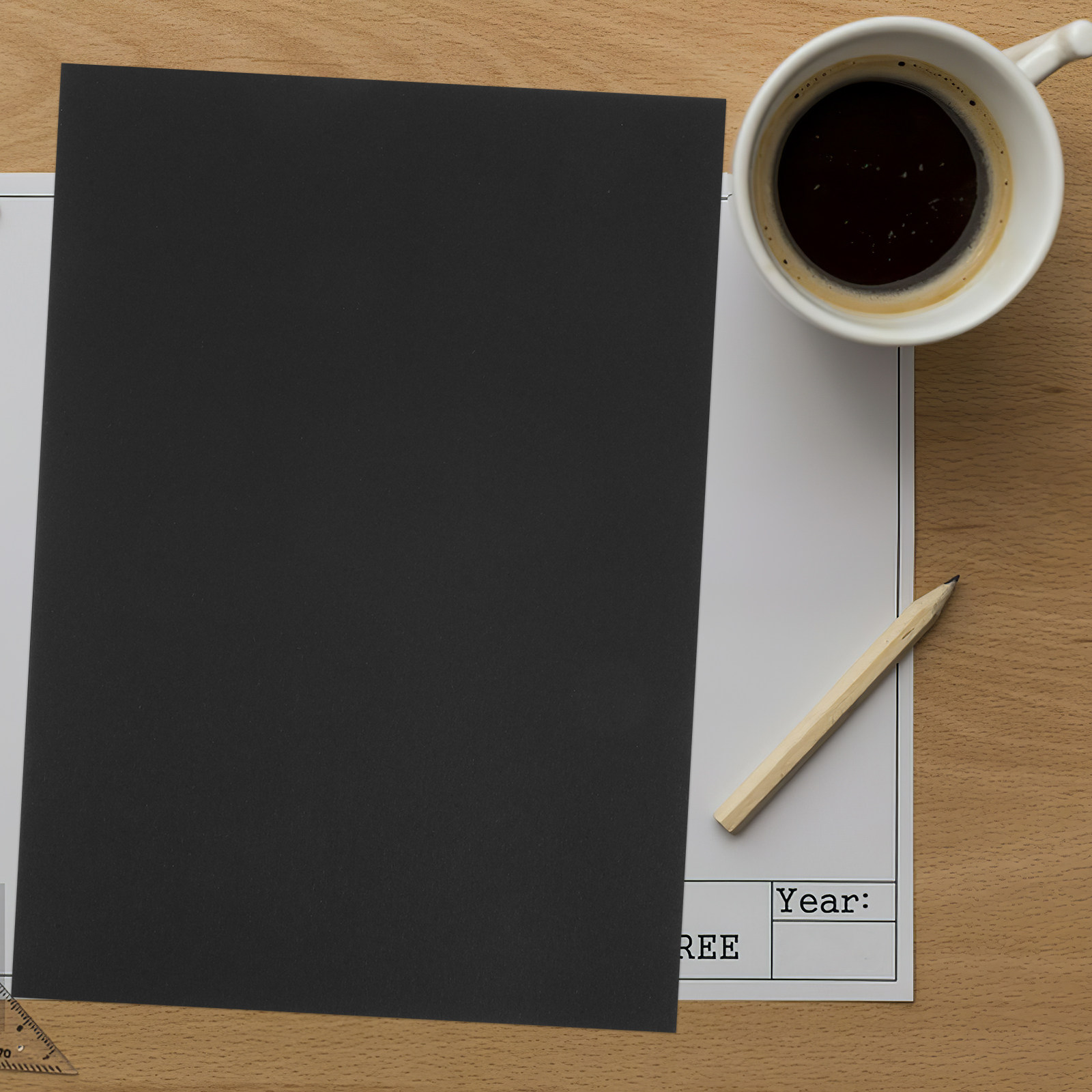 50Sheets Black Cardstock Thick - огляд і ціна Papercraft Supply Invitation