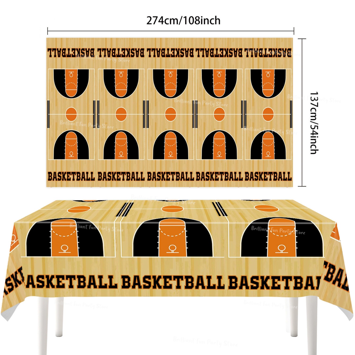 Soccer Basketball Theme Tablec - огляд і ціна Table Cloth Disposable