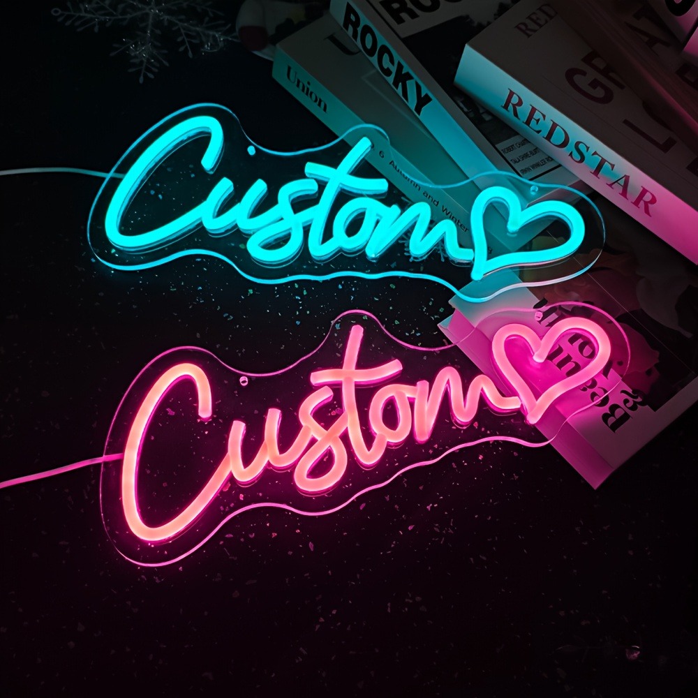 Custom LED Personalized Neon S - огляд і ціна Neon Sign Party