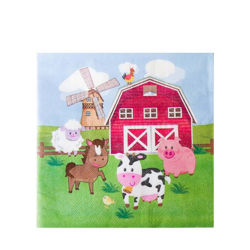 Farm Animals Party Tablecloth  - огляд і ціна Table Cloth Disposable