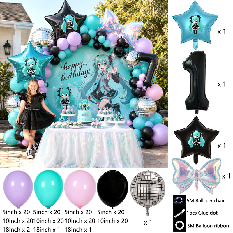 Hatsune Miku Virtual Singer Ba - огляд і ціна Balloon Arch Kit