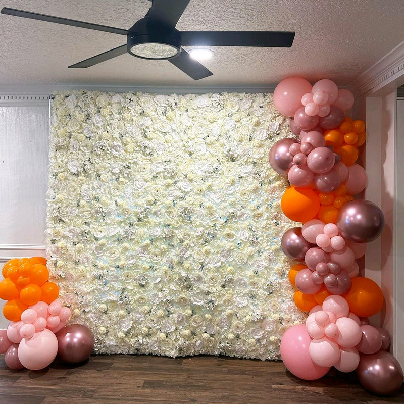 Purple Pink Aritificial Flower - огляд і ціна Flower Wall Panel