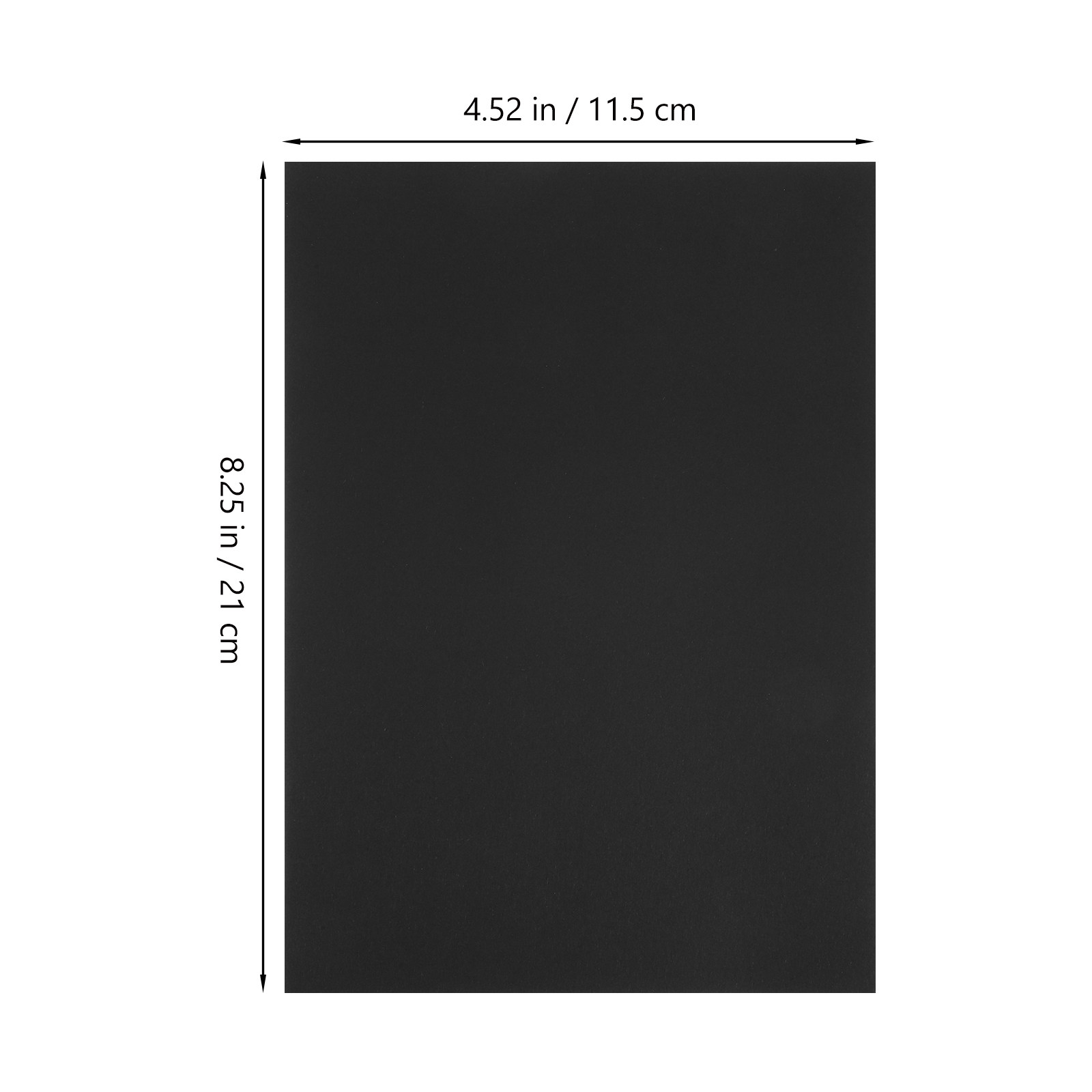 50Sheets Black Cardstock Thick - огляд і ціна Papercraft Supply Invitation