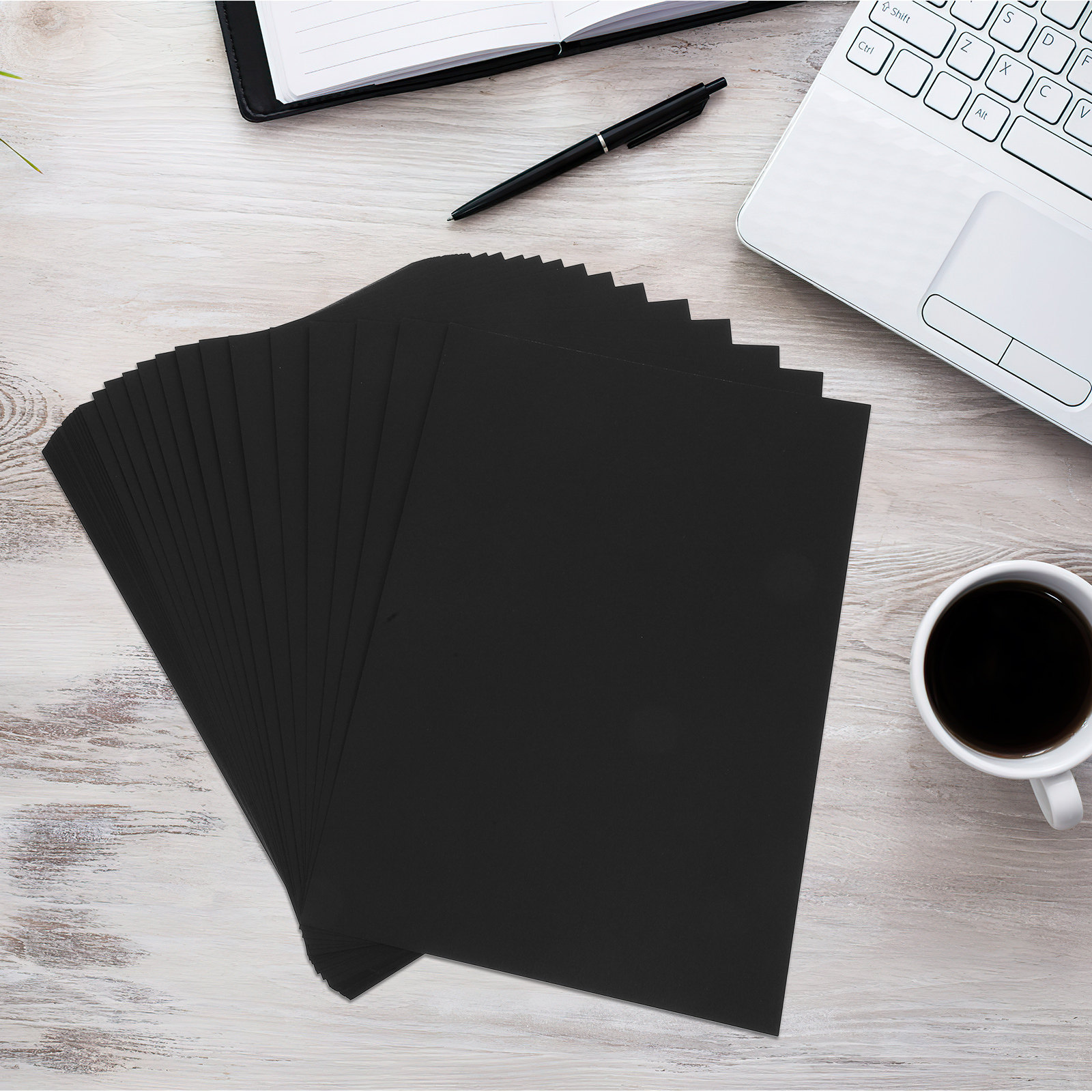 50Sheets Black Cardstock Thick - огляд і ціна Papercraft Supply Invitation