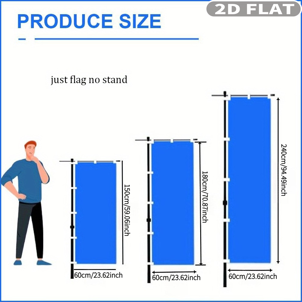 1pc 2D FLAT Custom Nobori Flag - огляд і ціна Eve Party