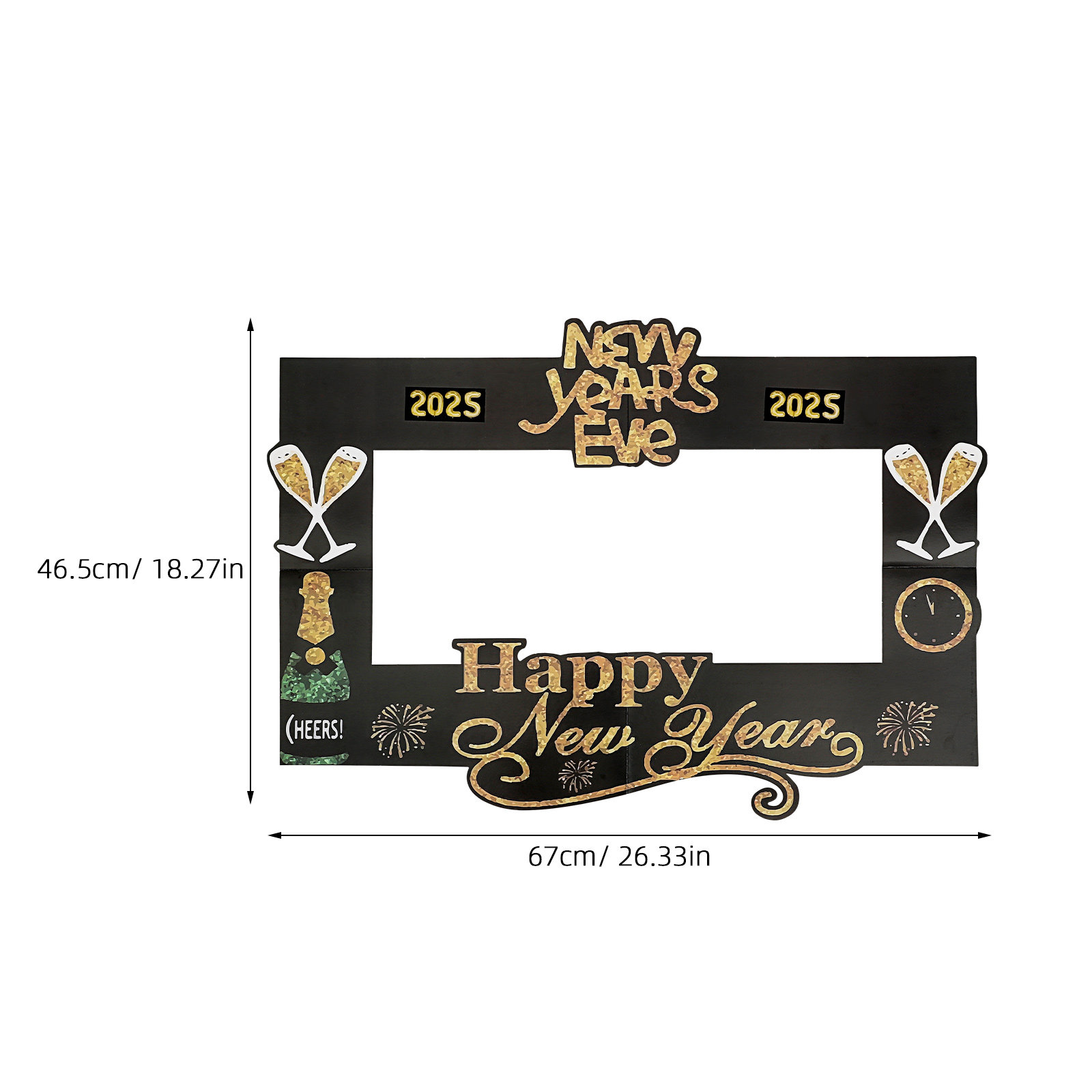 2025 New Year Photo Prop Handh - огляд і ціна Photo Booth Frame