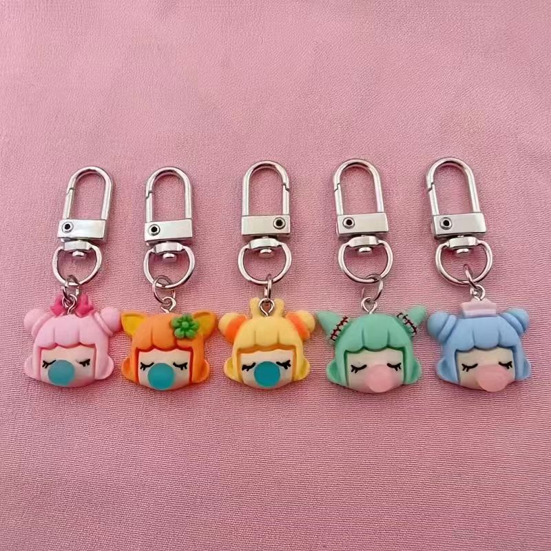 5pcs resin girl keychain, suit - огляд і ціна Party Favor Bag