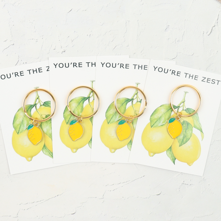 7 Chic Lemon Keychains, Includ - огляд і ціна Event Party