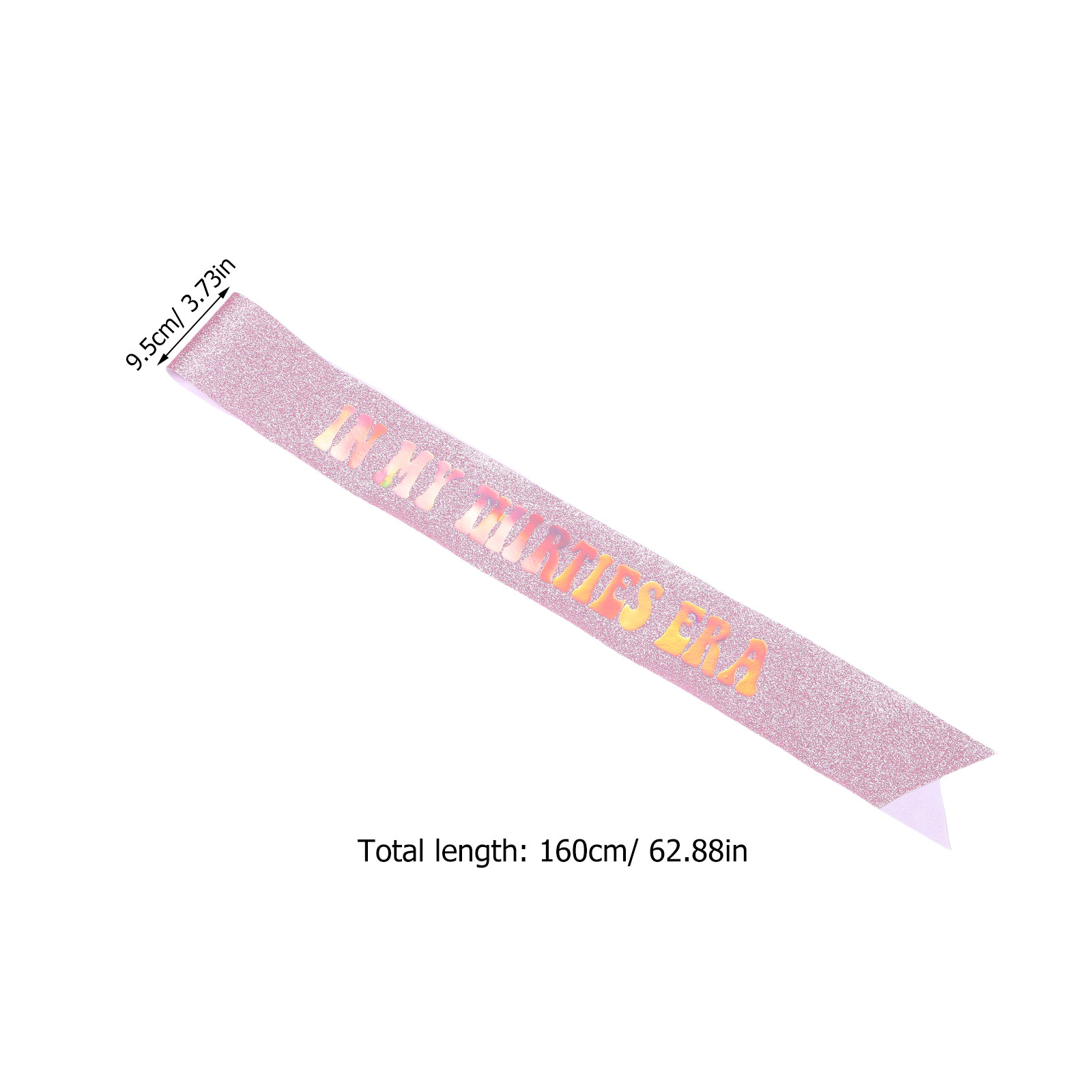 in My Thirties Era Birthday Sa - огляд і ціна Birthday Sash Glitter