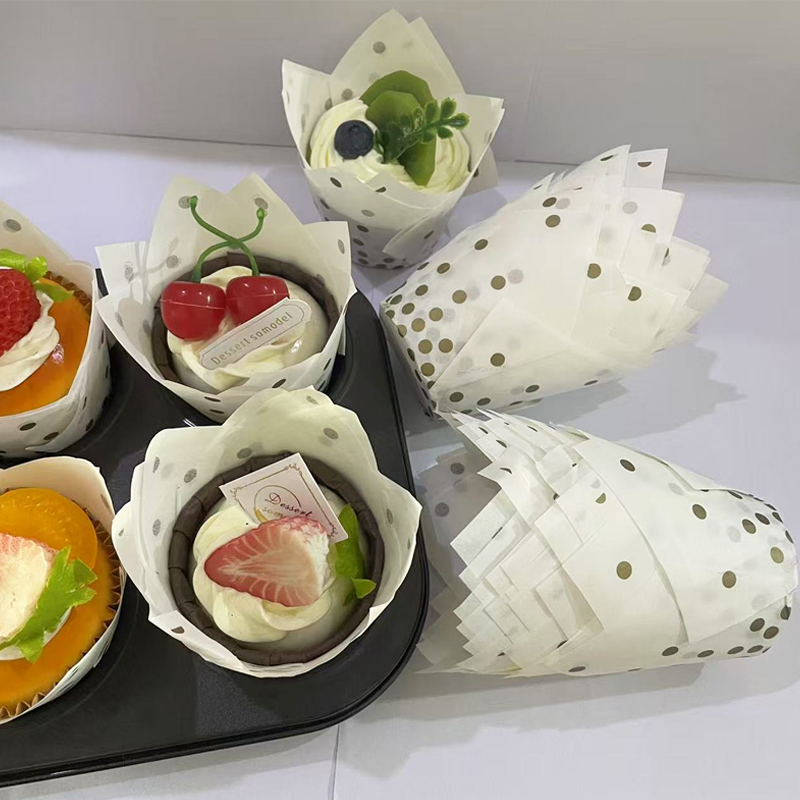 50Pcs/100Pcs Gold Dot Tulip Ca - огляд і ціна Event Suppliers